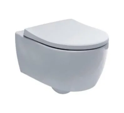 Geberit İcon Rimfree Soft Slim Asma Klozet Ve Kapak Takımı, Beyaz