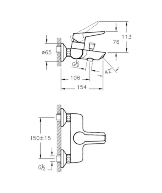 Artema Solid S Banyo Bataryası A42444