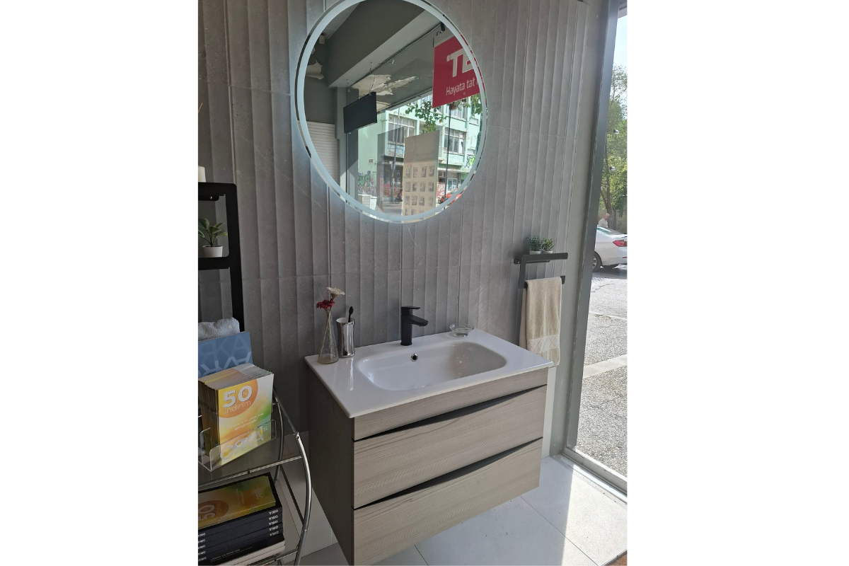 ORKA Vento 80 cm Banyo Dolabı Takımı