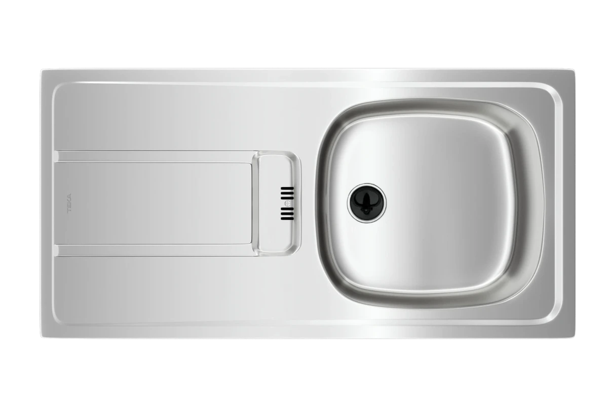 TEKA Gravity 45 E-XM 1B 1D 1 Hazneli 1 Sol Damlalıklı Mikro Keten Çelik Eviye