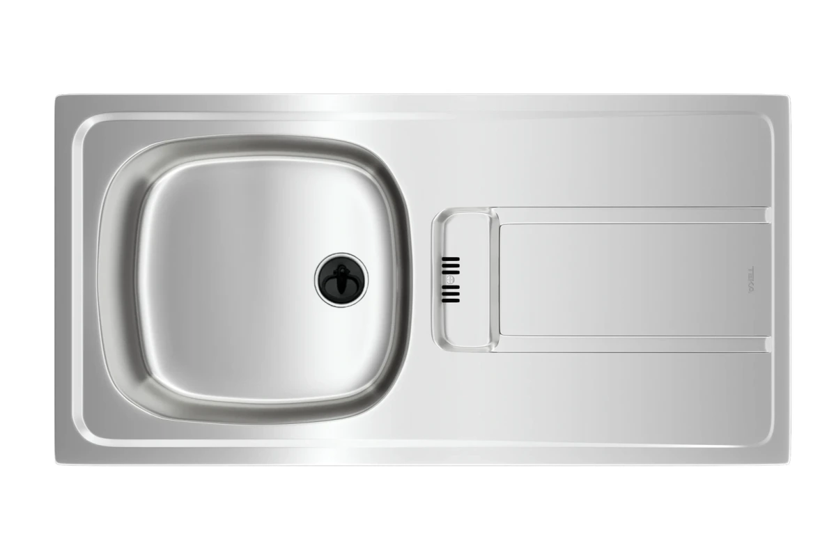 TEKA Gravity 45 E-XM 1B 1D 1 Hazneli 1 Sağ Damlalıklı Mikro Keten Çelik Eviye