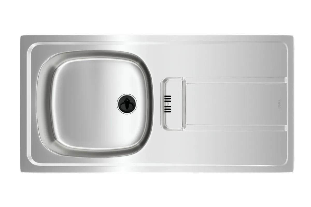 TEKA Gravity 45 E-XM 1B 1D 1 Hazneli 1 Sağ Damlalıklı Mikro Keten Çelik Eviye