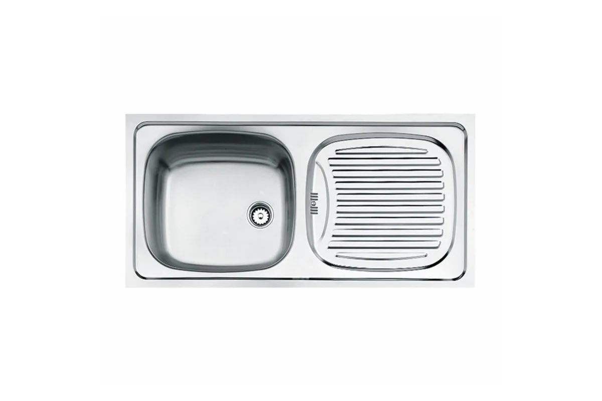 TEKA EBM 45 Paslanmaz Sağ Damlalıklı Çelik Eviye (43,5 x 86 cm)